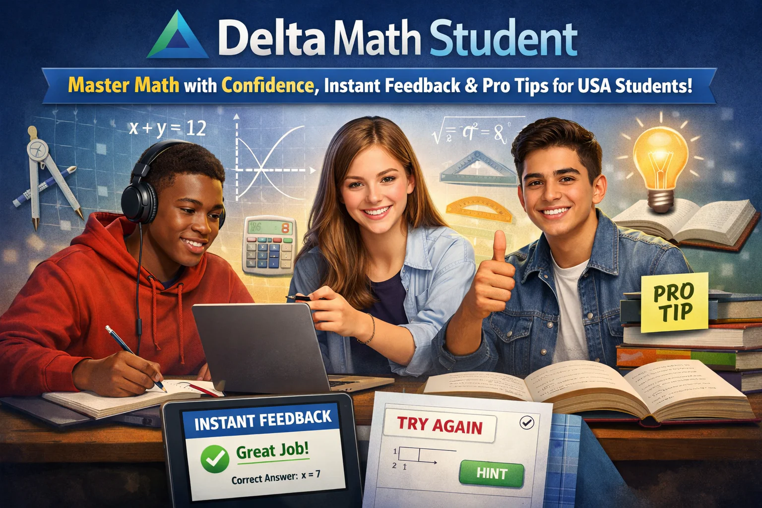 Delta Math Student