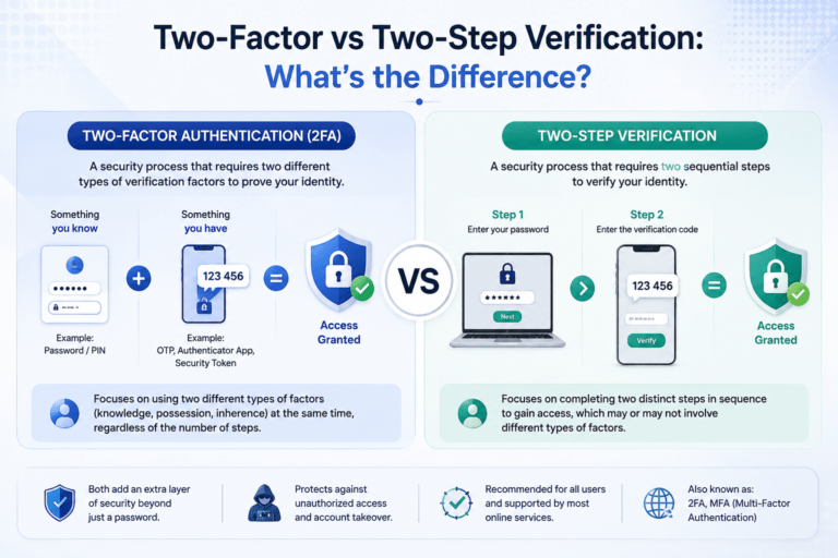 Two-Factor vs Two-Step