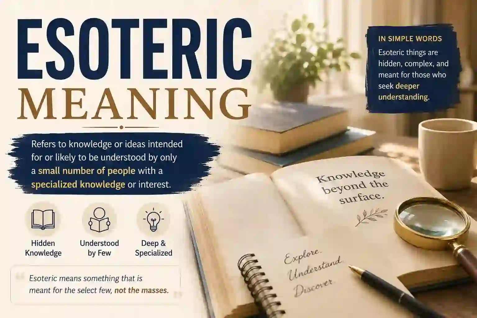 esoteric meaning