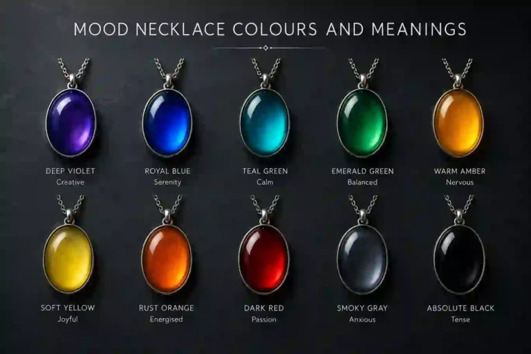 mood necklace colours and meanings